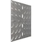 Ekena Millwork 19 5/8in. W x 19 5/8in. H Blaze EnduraWall Decorative 3D Wall Panel Covers 2.67 Sq. Ft. WP20X20BLCST - alternate 3